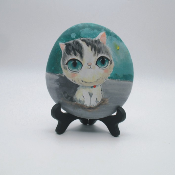 Plastic wood-like black viewing tray bracket porcelain tray bracket dish painting bracket tea cake bracket photo frame bracket