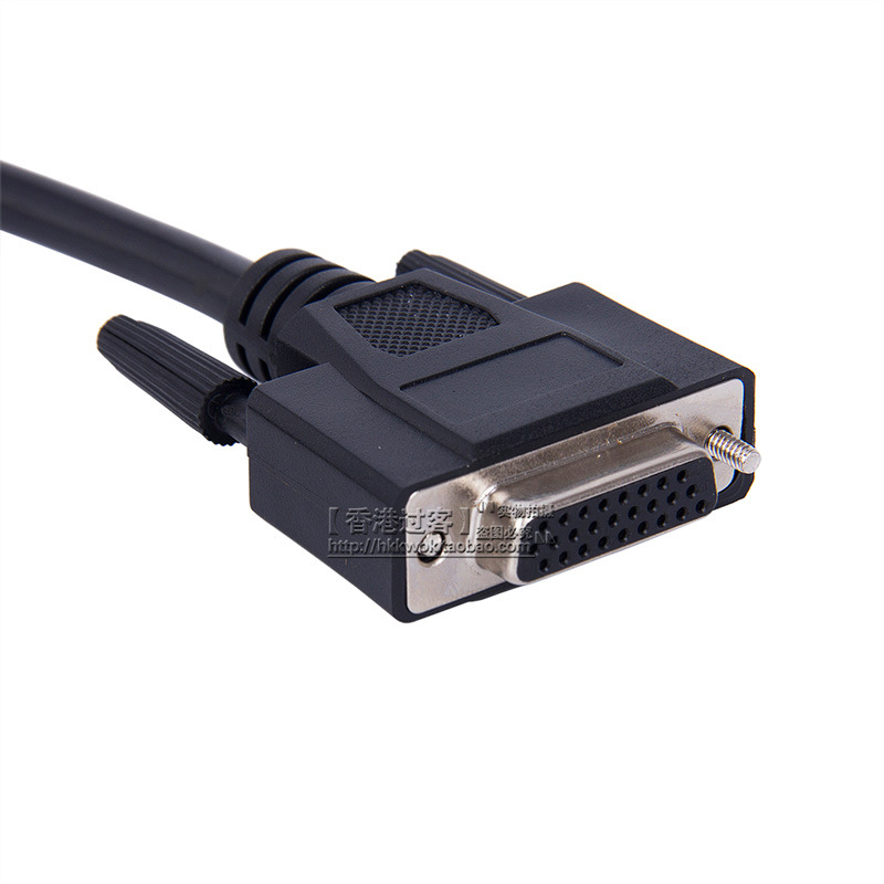 Factory Customized OBD to DB26 extension cable 26PIN serial port line obd2 Cable 16-pin 16-core adapter cable