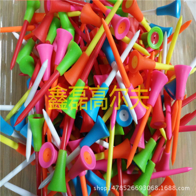 Двухслойные шипы для гольфа, гольф тэе, резиновый чехол для шипов, гольф принадлежности, 83 мм