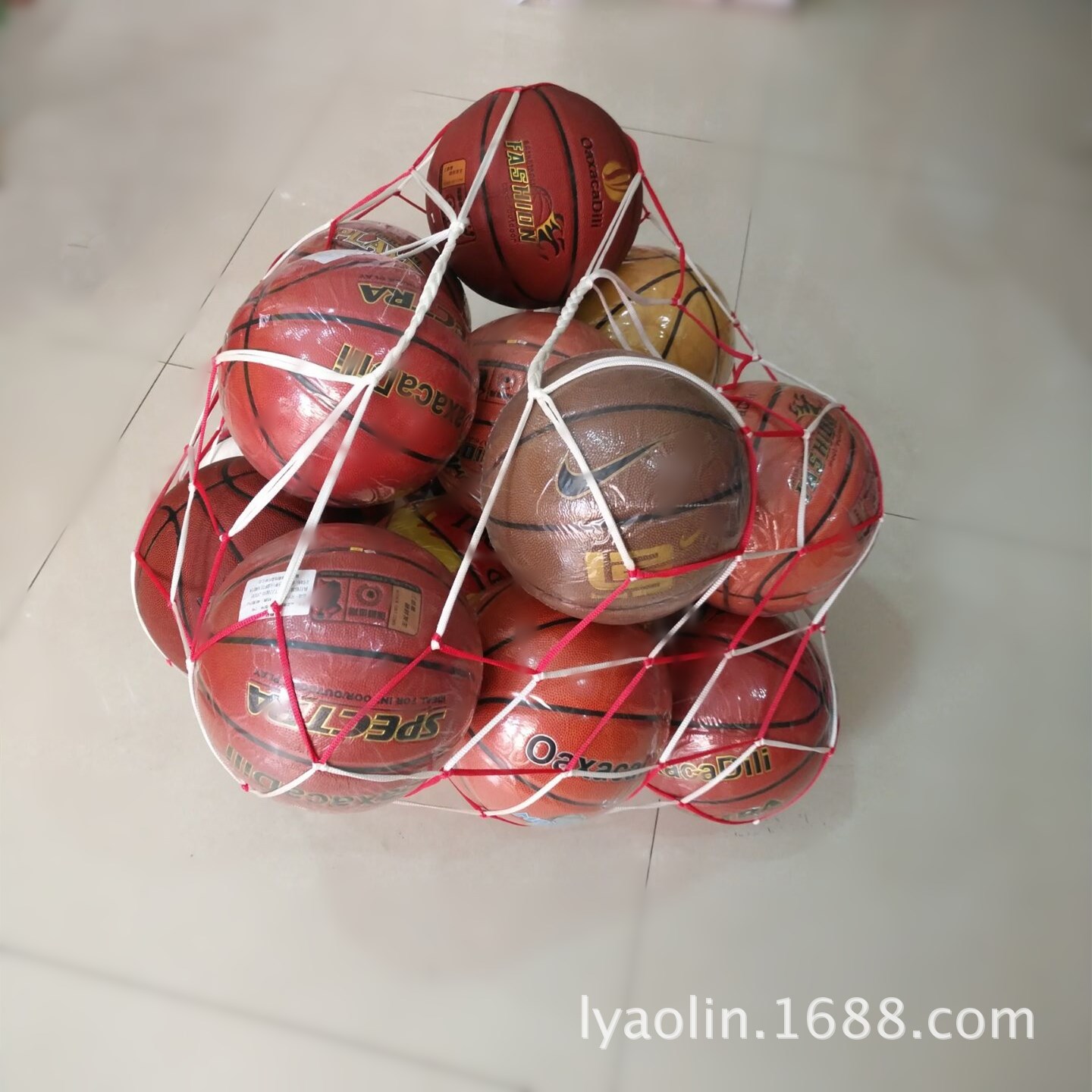 Large Mesh Bag, Nylon Volleyball Basketball Mesh Bag, Ball Net Bag, 18 Football Bags, Basketball Mesh Bag