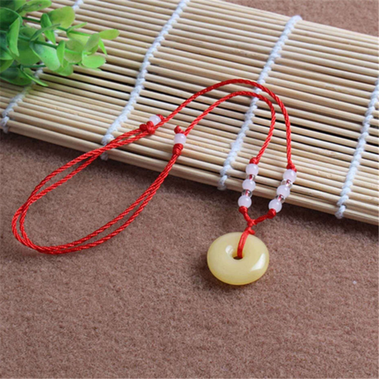 Imitation Hetian Jade safe buckle men's and women's jewelry fine imitation pendant imitation Jade Afghan Jade buckle jewelry wholesale