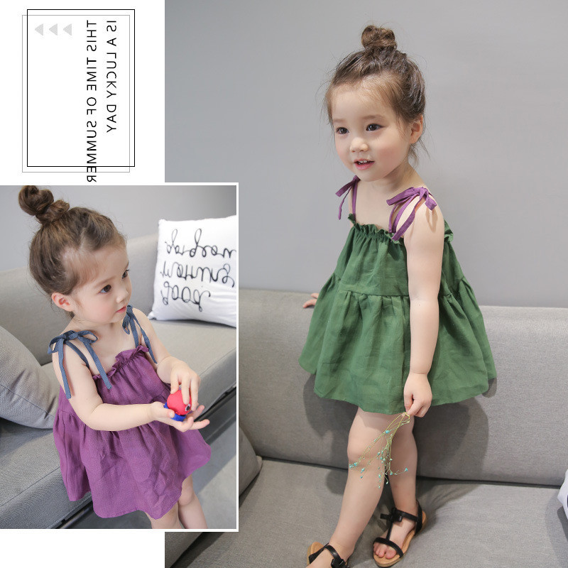Children's clothing A generation of girls skirt A cool beach skirt with A skirt 21 summer new foreign trade 2-6 years old