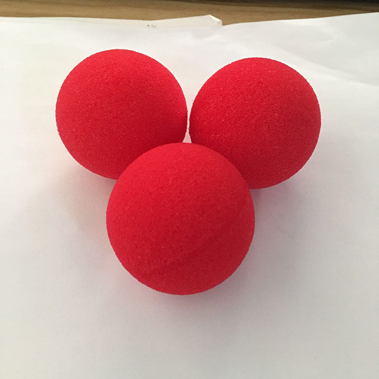 Factory Direct Sales Big Red Sponge Ball Clown Nose Magic Ball Props Magic Performance Magic