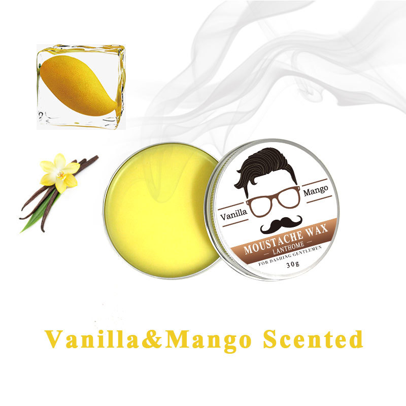 Lianbiquan Lanthome Beard Wax Beard Balm&Beard Wax Shaving Cream Moisturizing and Nourishing Care