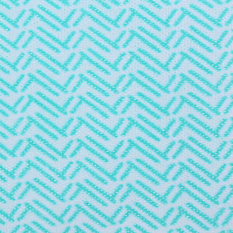 Printed Spunlace Non-Woven Fabric Cleaning Wipe Roll Herringbone Pattern Factory Direct Supply Spunlace Cloth