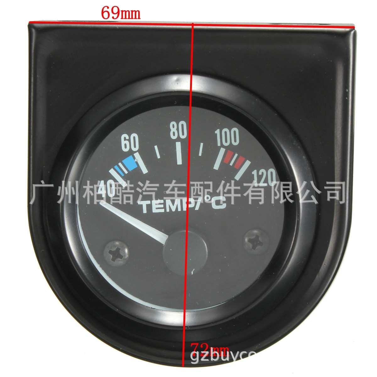 2 "52MM car water thermometer Celsius
