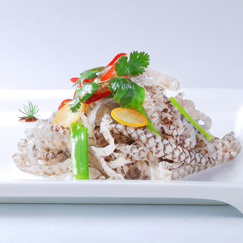 Instant seafood AFI pickled pepper fish skin shredded cold snack pickled pepper fish skin Factory Direct semi-finished dish