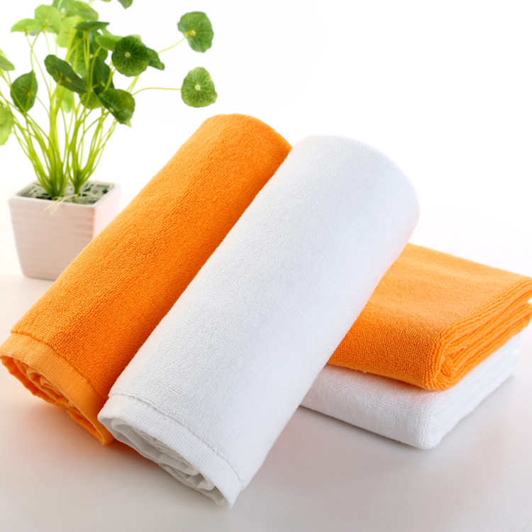 Factory wholesale cotton floor towel thickened bathroom floor mat bathroom hotel door mat thickened stool towel embroidered logo