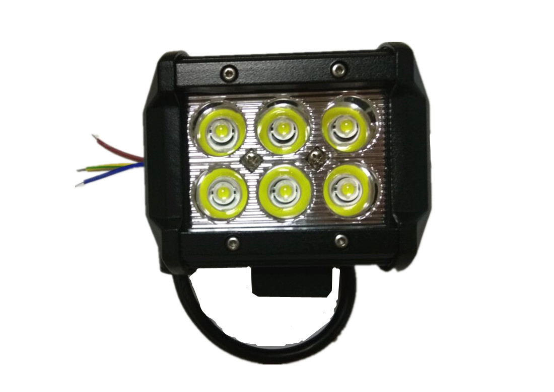 White yellow two-color LED strip spotlight car off-road vehicle modified anti-fog roof light turn warning light