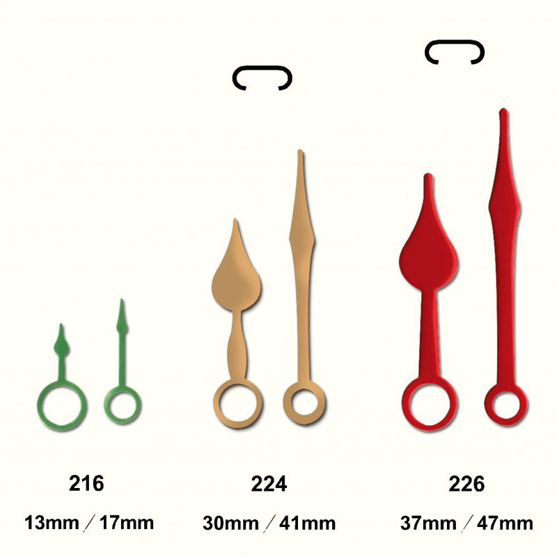 Xinlizhu quartz clock time-division needle wall clock pointer clock pointer time-division clock quartz clock accessories factory direct sales