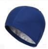 Pu Coated Fabric with Logo, Pure Color, Ear Protection, Breathable and Non-Stretching, Adult Unisex Pure Color Swimming Cap