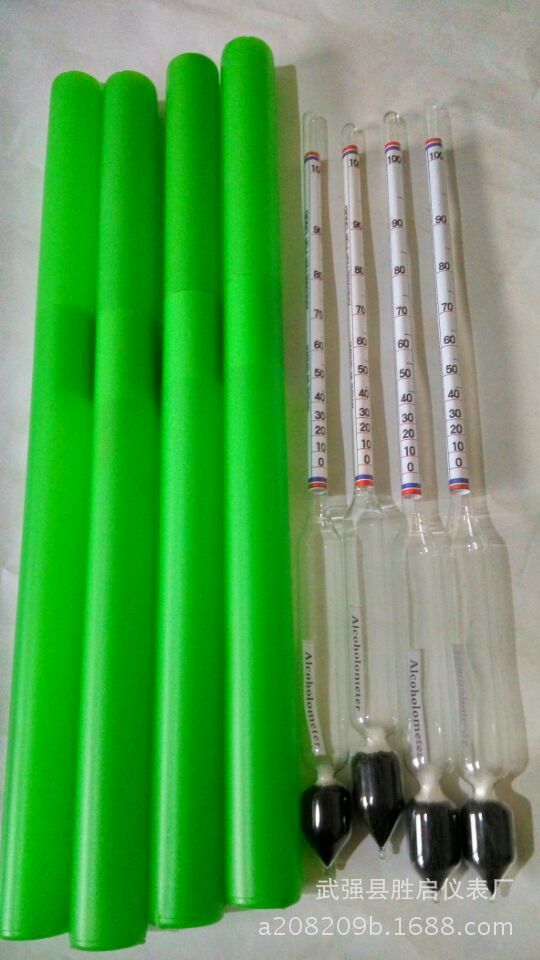 Manufacturers Supply Single Alcohol Meter 0-100 Accuracy 1 Degree Alcohol Hydrometer, Alcohol Density Meter