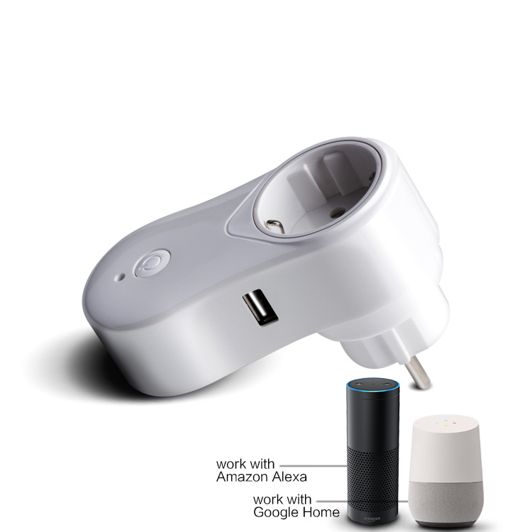 wifi Smart Socket wireless smart home remote control alexa smart voice timing socket American and European standard