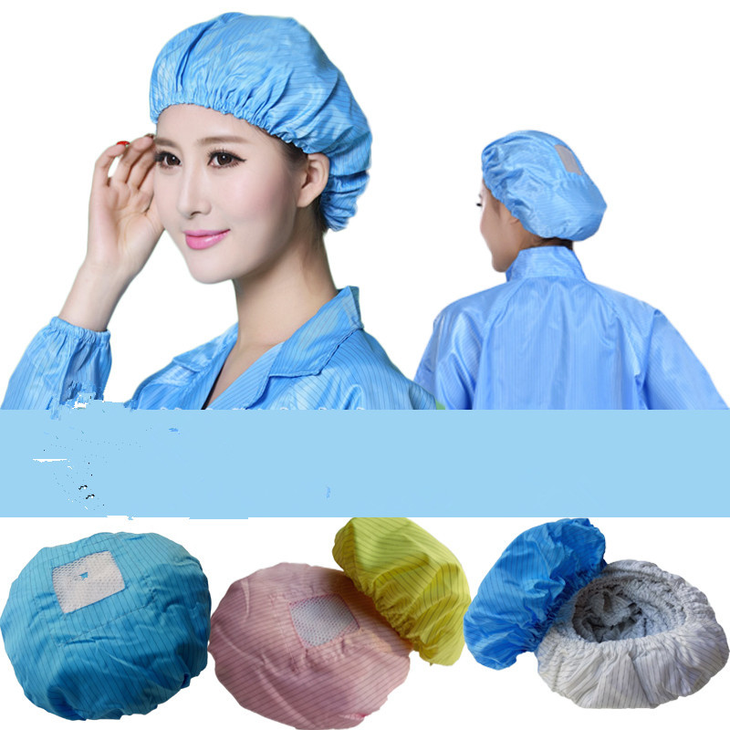 Anti-static Hat Factory Workshop Dust Cap Anti-static Round Cap Shower Cap Wholesale Dust Anti-static Work Hat