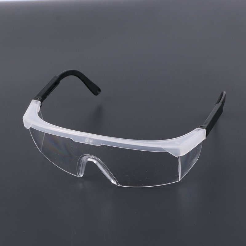 Two-color frame telescopic leg glasses wholesale Wind Sand labor protection glasses splash-proof impact-proof goggles manufacturers