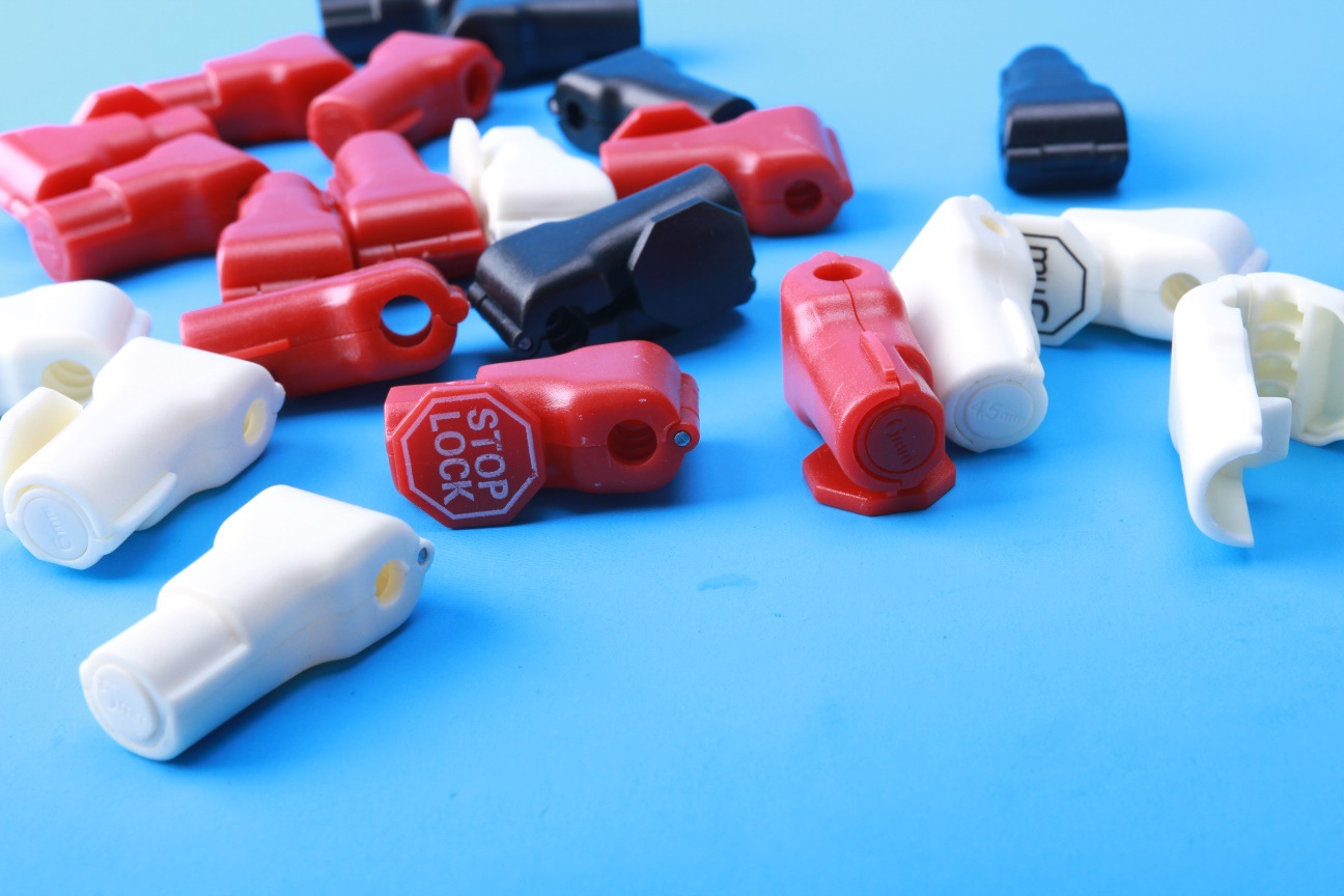 Hot sale small red lock store shelf hook lock accessories display stand anti-theft buckle supermarket anti-theft Hook Lock