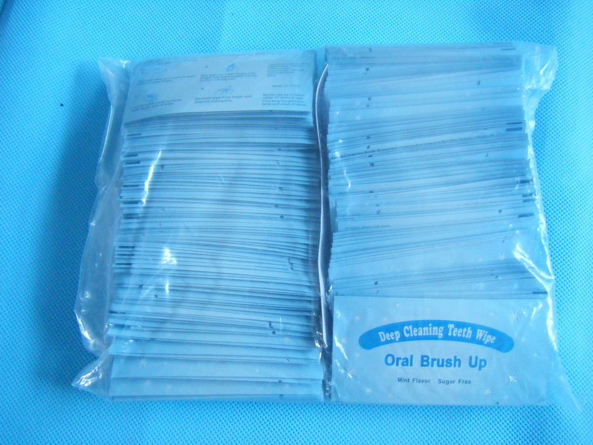 Нетканые зубные салфетки, мятные зубные салфетки, отбеливание зубов, оптовая продажа