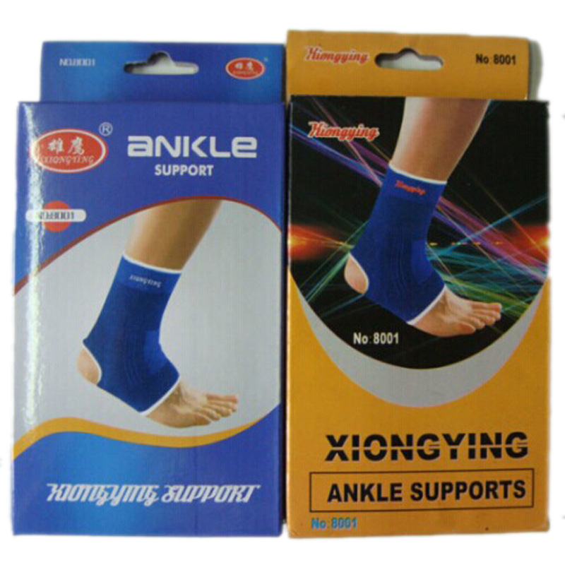 Manufacturer Sapphire Blue Polyester Cotton Knitted Warm Foot Guard Ankle Guard Sports Protective Gear Sports Goods Dropshipping