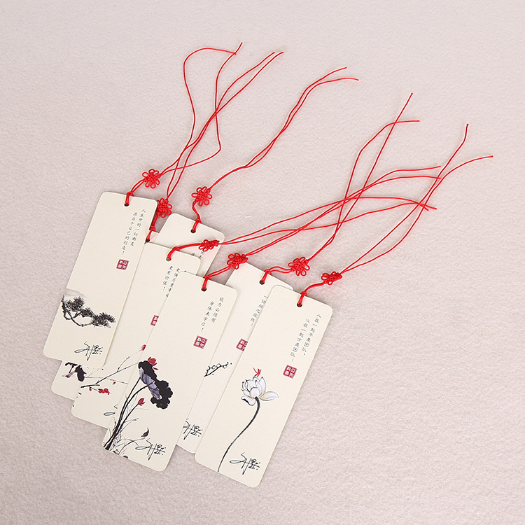 Закладки для рекламы, цветная печать, перфорированные бумажные закладки, элегантные антикварные закладки для заметок