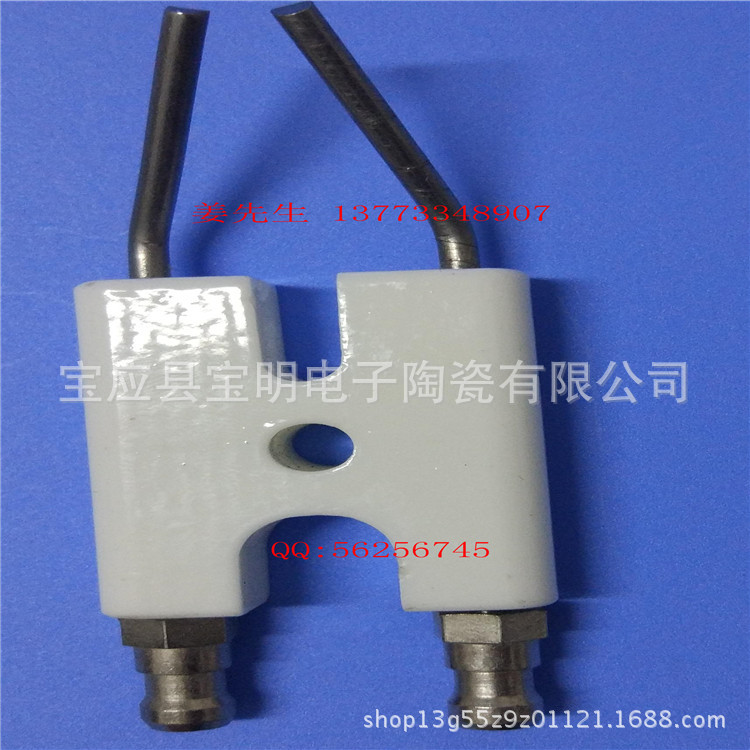 Оригинальный заводской оптовый прямой продажа керамического двойного иглового датчика, игловое напряжение зажигания, игловое обнаружение пламени