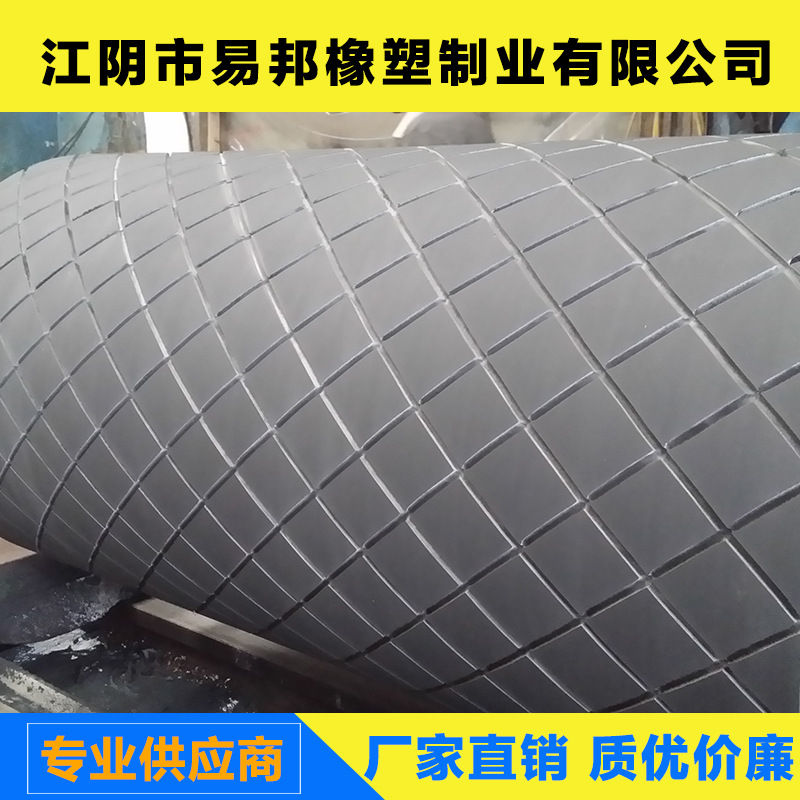 Китай Цзянсу Цзянь Ибанг Производственный слотный резиновый ролик Хромированный ролик Сетчатый ролик ЧПУ Тонкая шлифовка Средний и высокий ролик