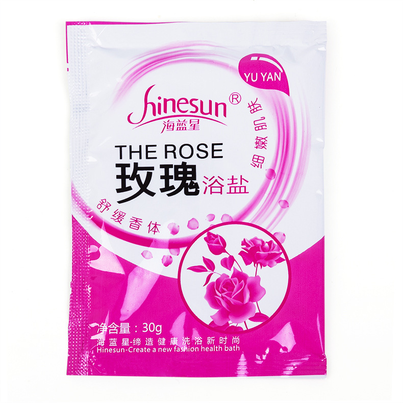 Cross-Border Salt Bath Salt Foot Bath Salt Bagged Foot Bath Salt Manicure Salt Milk Rose Lavender Bath Salt Wholesale