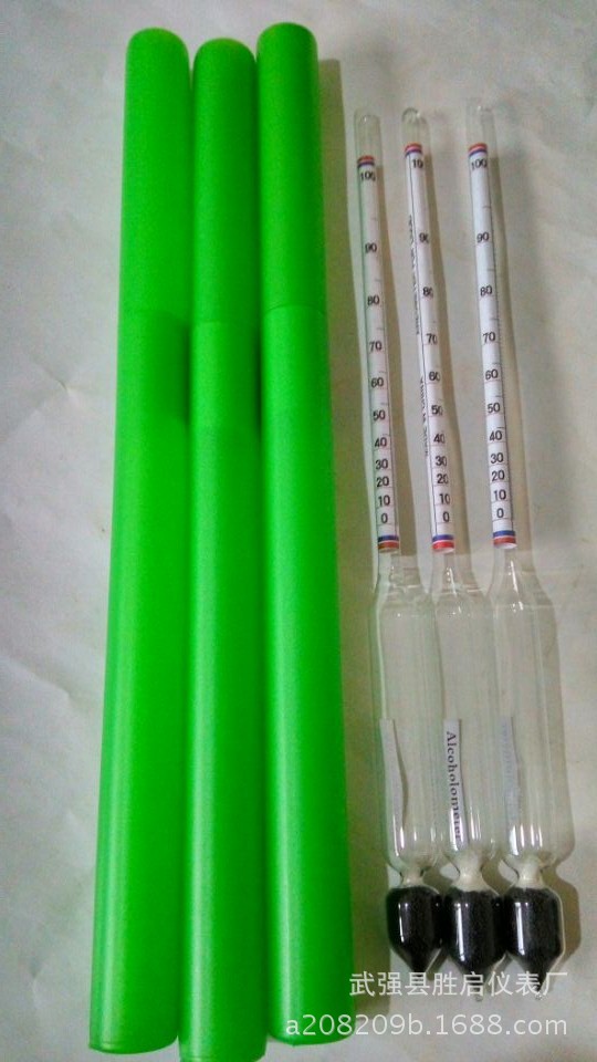 Manufacturers Supply Single Alcohol Meter 0-100 Accuracy 1 Degree Alcohol Hydrometer, Alcohol Density Meter