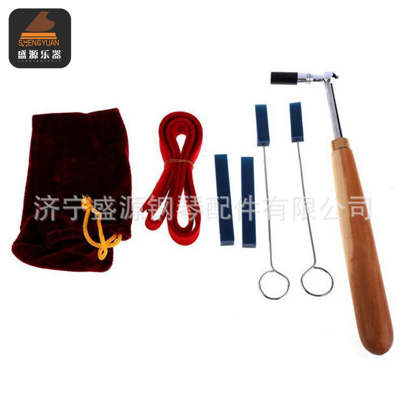 Аксессуары для пиано от фабрики Shengyuan, набор инструментов для настройки пиано из ююбы, 6 предметов