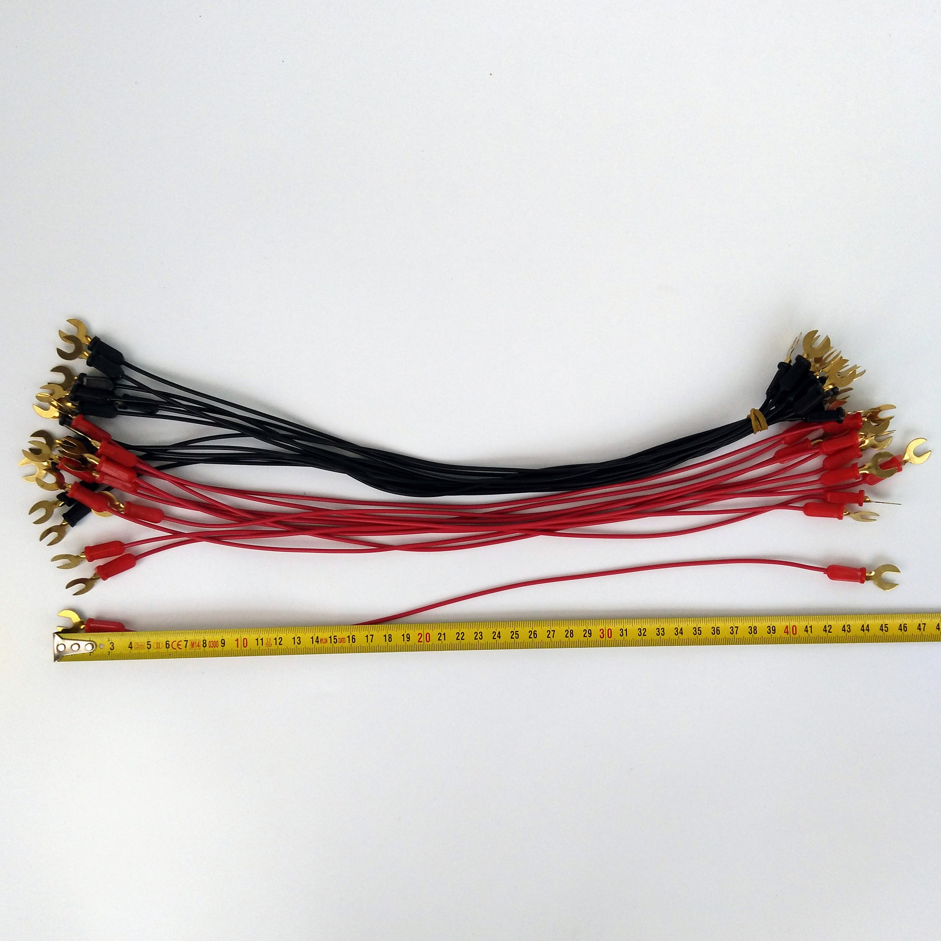 U-shaped Copper Plug U-shaped Wiring Fork Insert Physical Electrical Circuit Experiment Connection Test Wire Opening 6mm