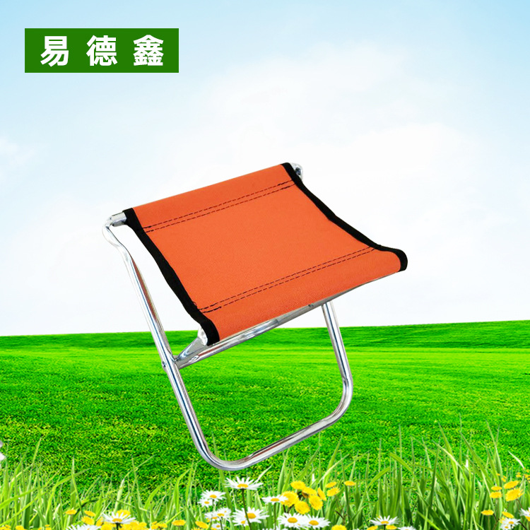 Factory in stock Portable Folding Stool Beach Metal Mazar Barbecue Small Stool Outdoor Fishing Stool Folding Stool