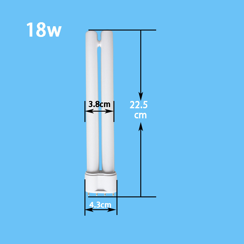 Manufacturer Wholesale Eye Protection Lamp Fluorescent Lamp Hy-18W27W Flat Four-Pin Square Four-Pin Wholesale Indoor Desk Lamp Tube