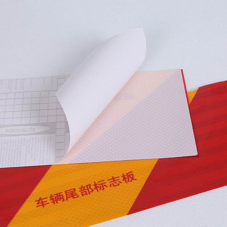 Truck Twill Reflective Board Annual Inspection Vehicle Tail Sign Board Reflective Stickers Wholesale Reflective Aluminum Sheet Customization