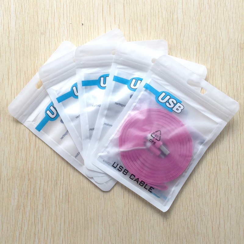 Пакет для кабеля с застежкой-zip, двусторонний, 12C10.5*15 см, упаковка для автомобильного зарядного устройства, аксессуары для проводов