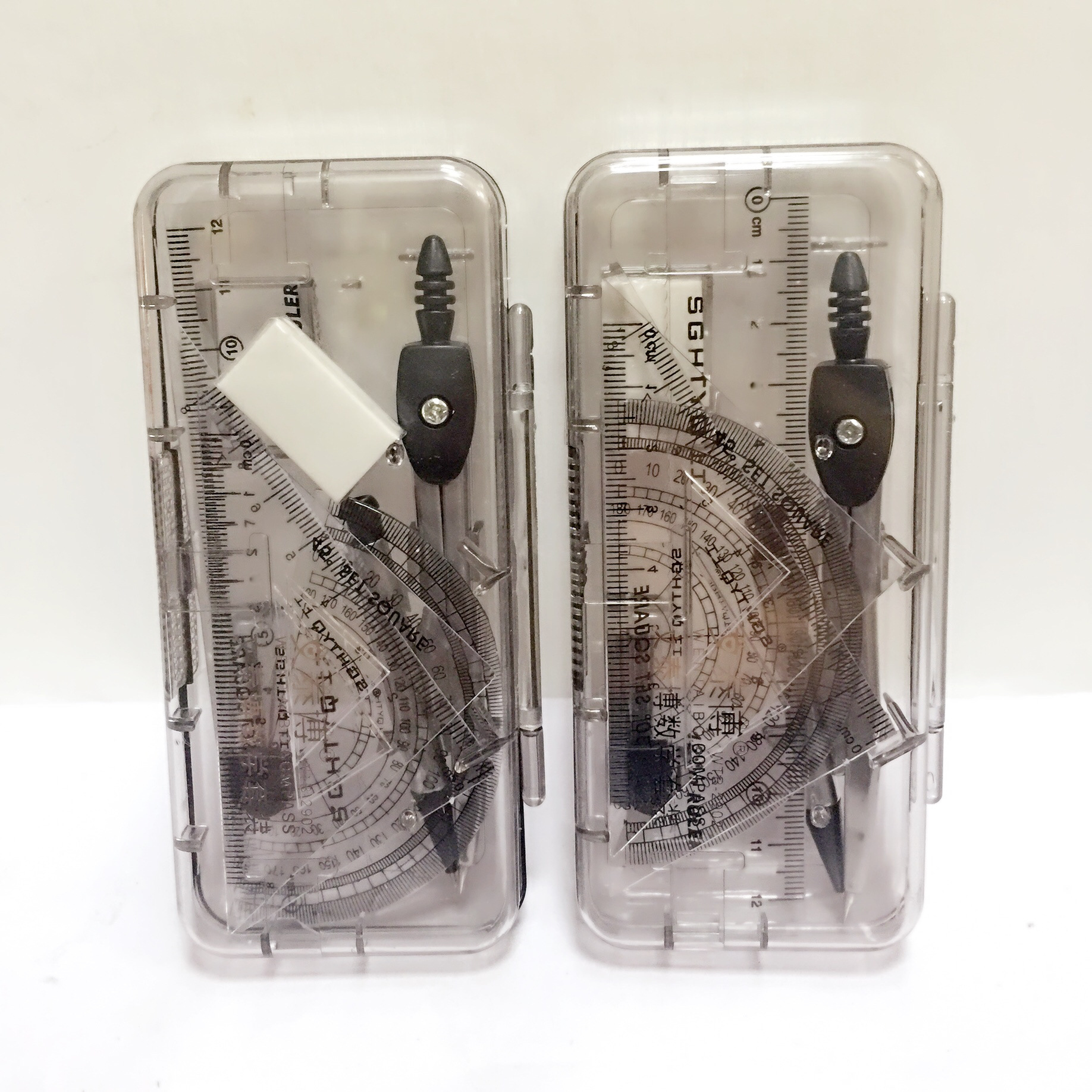 Набор компасов для студентов с линейкой из 7 предметов для измерений