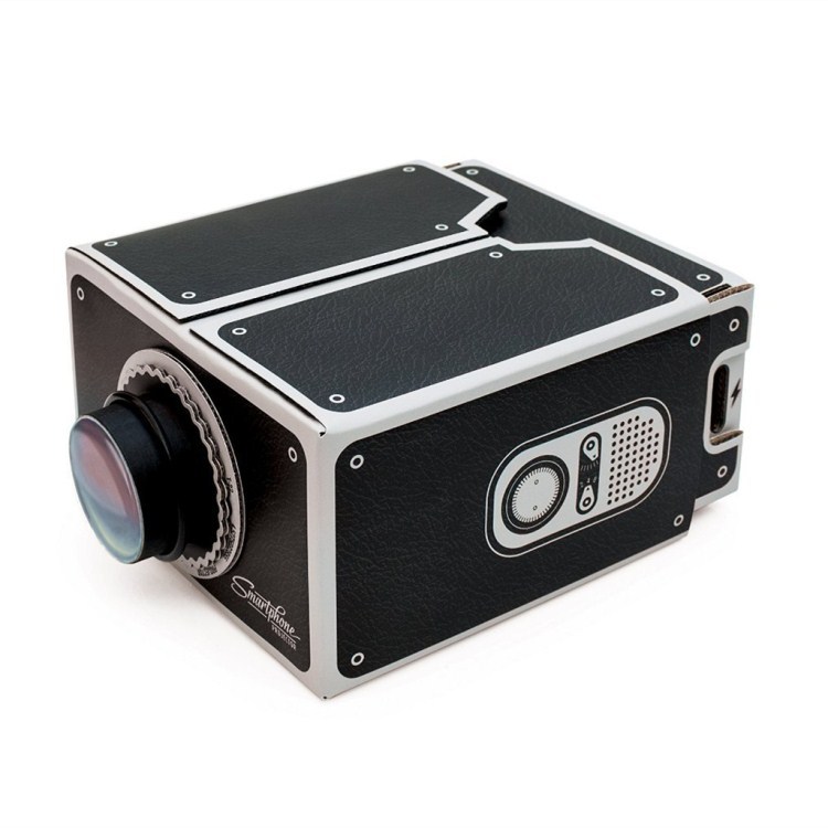 DIY smartphone projector without power mini projector mini home theater
