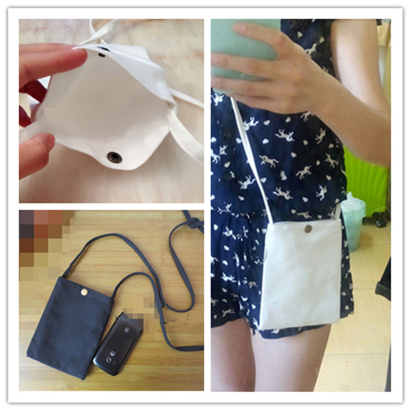 DIY пустая, ручная роспись, холщовая сумка для мобильного телефона, простая, сумка для мелочи, через плечо, милая, с эффектом тай-дай