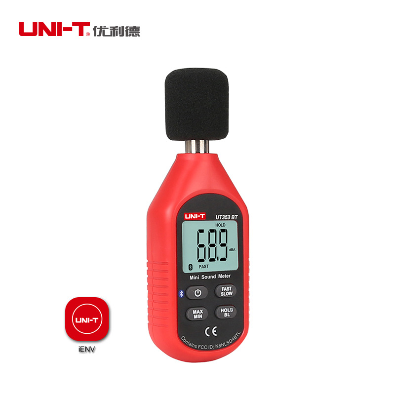 Uleid UT353/UT353BT Sound Level Meter Electronic Noise Meter Home Decibel Meter Bluetooth Transmission Noise Inspection