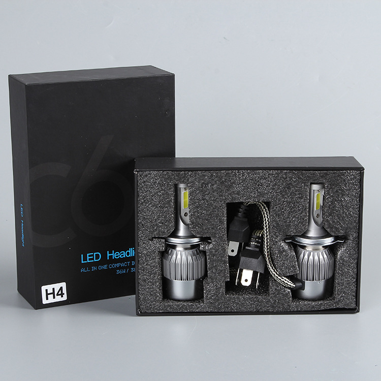 Origin source C6 car led headlights for foreign trade super bright headlight bubble h1h3h7h11 9005 06