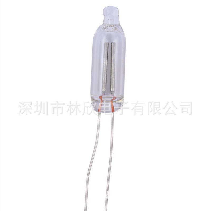 Lin Xin Electronics F6 Neon Bulb 6*22 Red Neon Lamp Ne-2 Electric Test Pen Lamp 110V220V Glow Power Supply