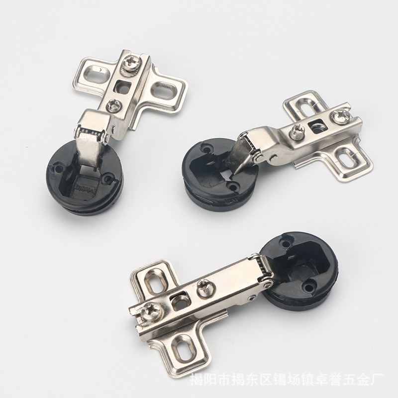 Glass hinge open end glass hinge two hole base ordinary spring hinge hinge plastic hinge