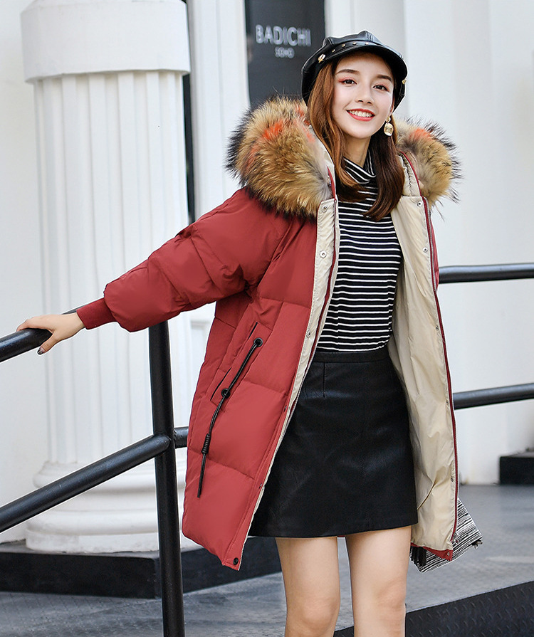 Tao factory Hangzhou professional woven women's clothing processing high-end medium and long down jacket cotton-padded jacket to map and sample customization