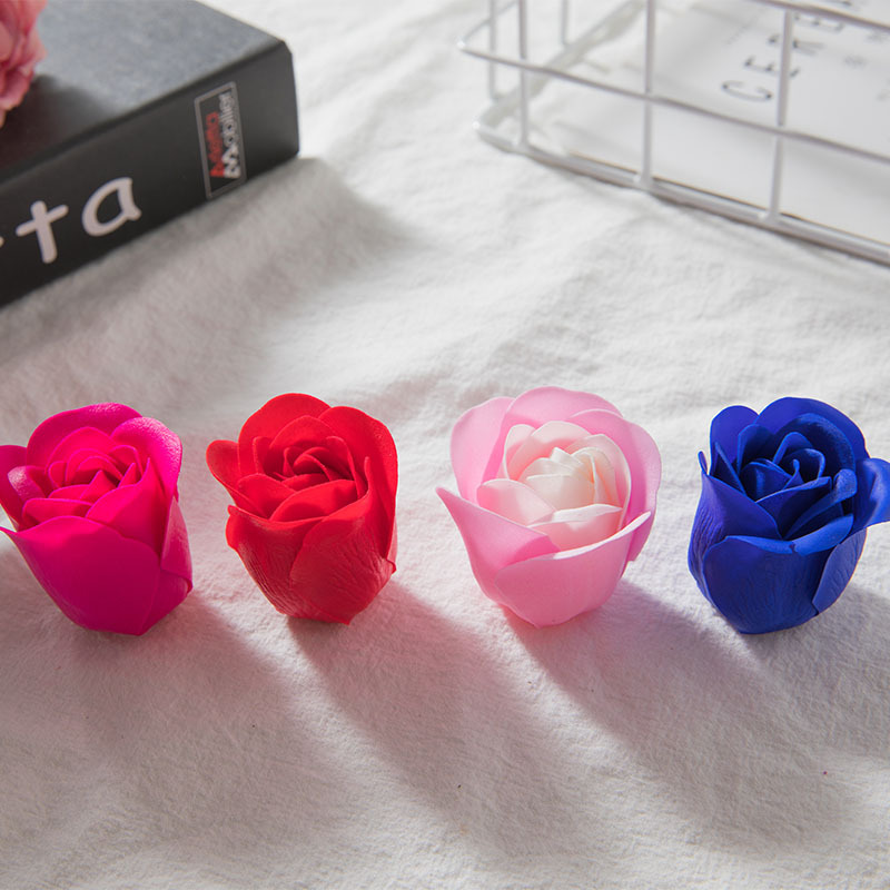 Soap Flower No Base Rose Head 520 Valentine's Day Gift Fragrance 81 Soap Flower Head Wholesale