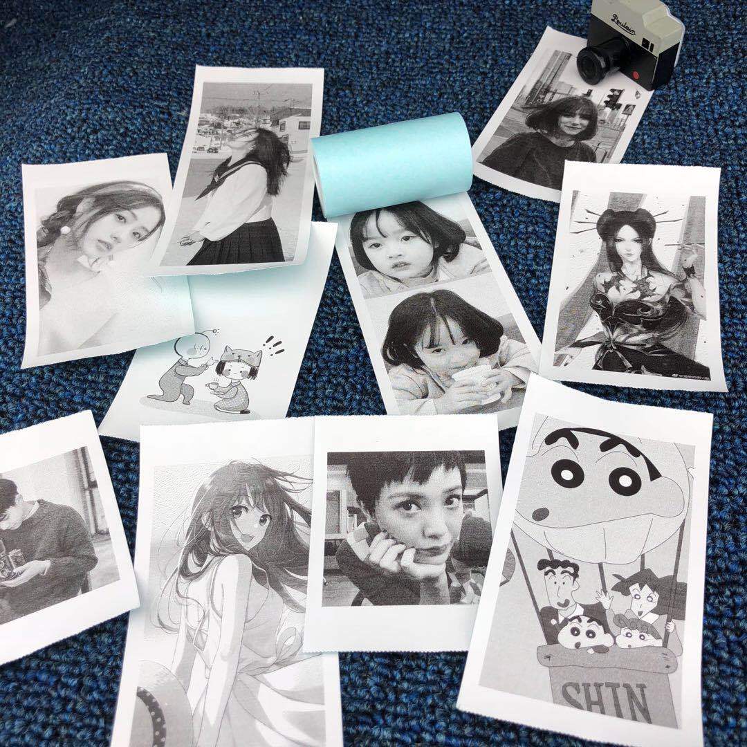 paperang Meow Meow machine P1P2 self-adhesive thermal paper with adhesive printing paper 57*30 label paper can be pasted