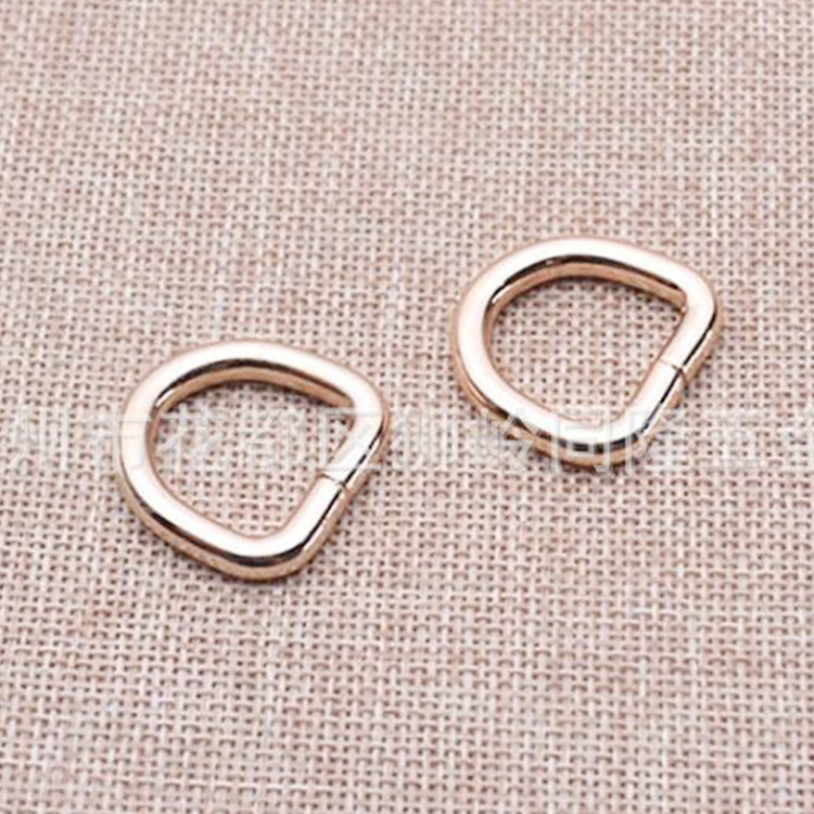 Прямые поставки металлических D-образных пряжек, проволочные D-образные кольца, аксессуары для багажа