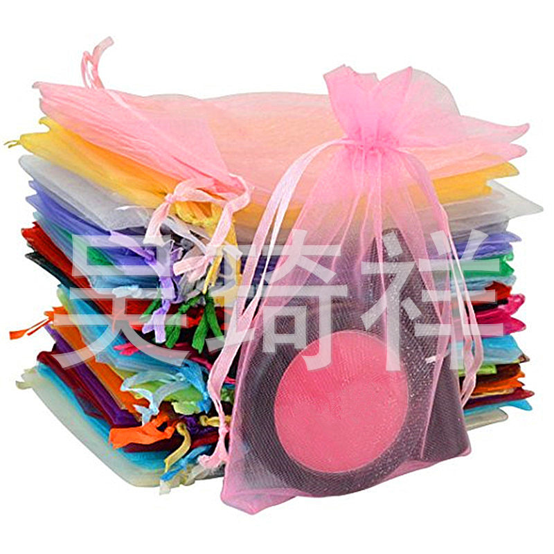 Сумка из пряжи подарок органза пряжа размер полный жемчужная пряжа прозрачная пряжа прямая продажа из Иу