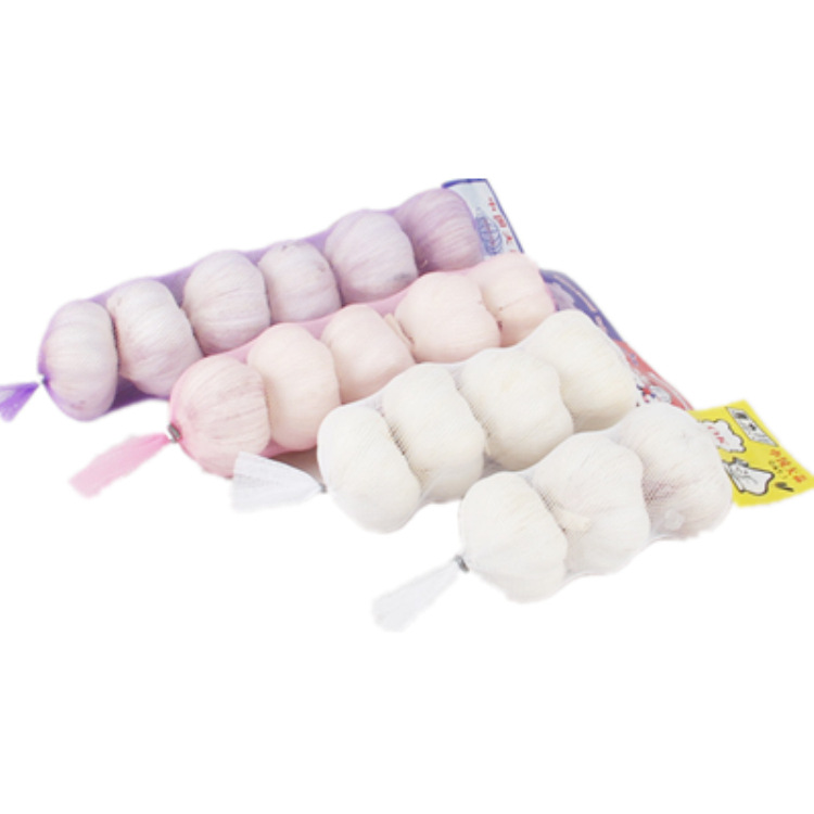 5 Pack Garlic Mesh Bag Net Bag Ginger Vegetable Fruit Packaging Mesh Bag Plastic Nylon Garlic Mesh Wholesale