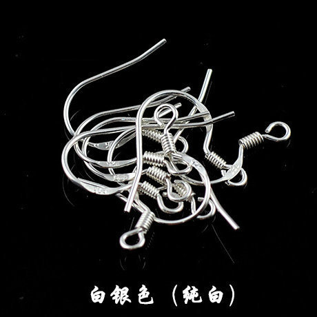 Sterling silver ear hook s925 silver jewelry jewelry ear hook silver hook earring jewelry accessories factory direct wholesale