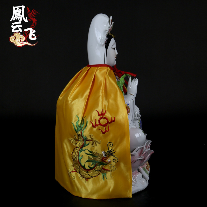 Buddha supplies 30-3 meters cloak lotus flower Bodhisattva Buddha statue shawl Buddha shawl wholesale Buddha Hall embroidery