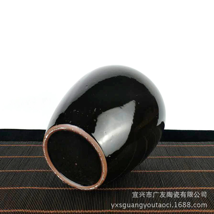Ceramic Wine Bottle 2 Jin Black Glazed Light Altar White Wine Bottle Yellow Wine Bottle Vintage Wine Pot Yixing Ceramic Wine Altar