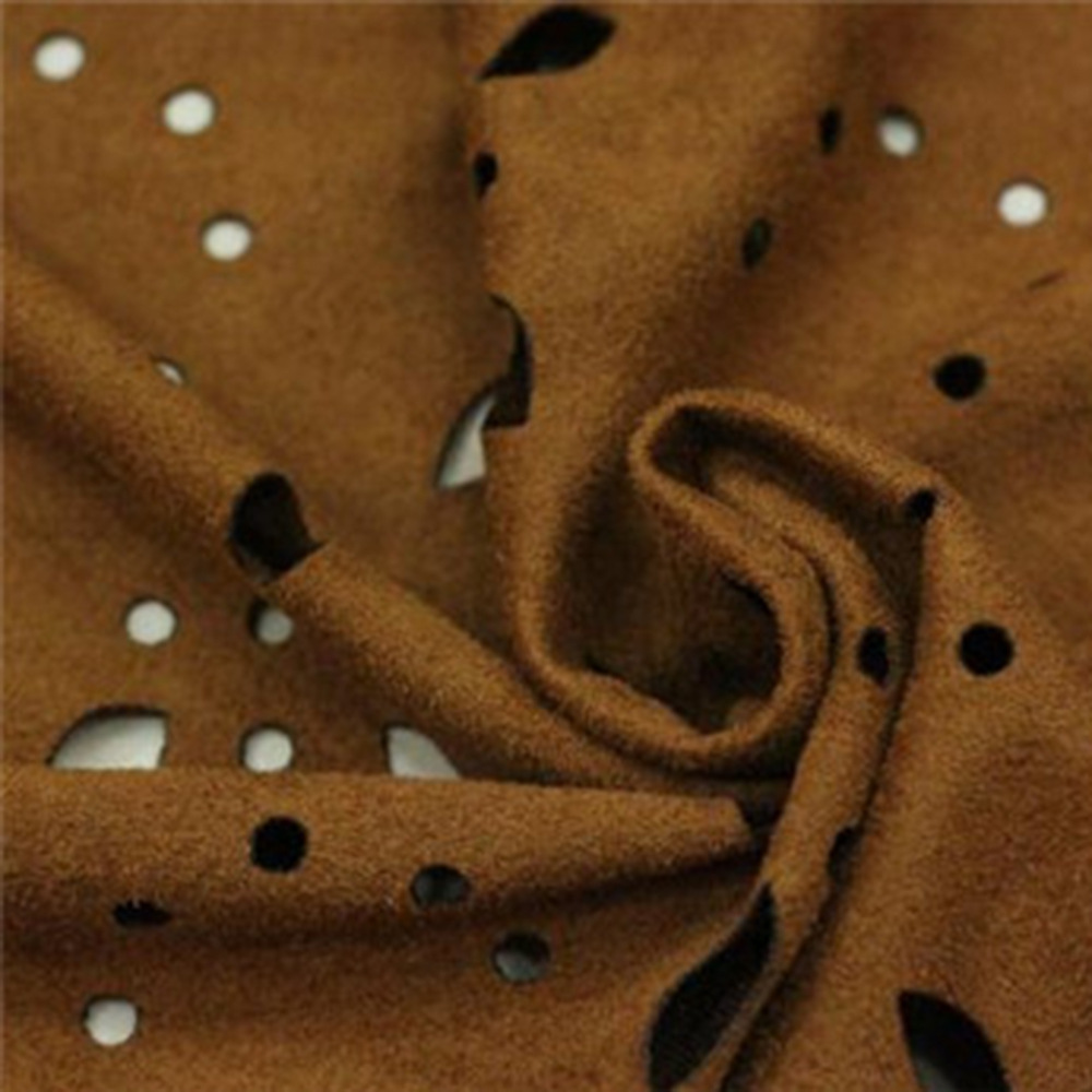Manufacturer Processing Antler Skin Laser Cut Out Pieces Punching Clothing Fabrics Laser Printing Embossing Punching